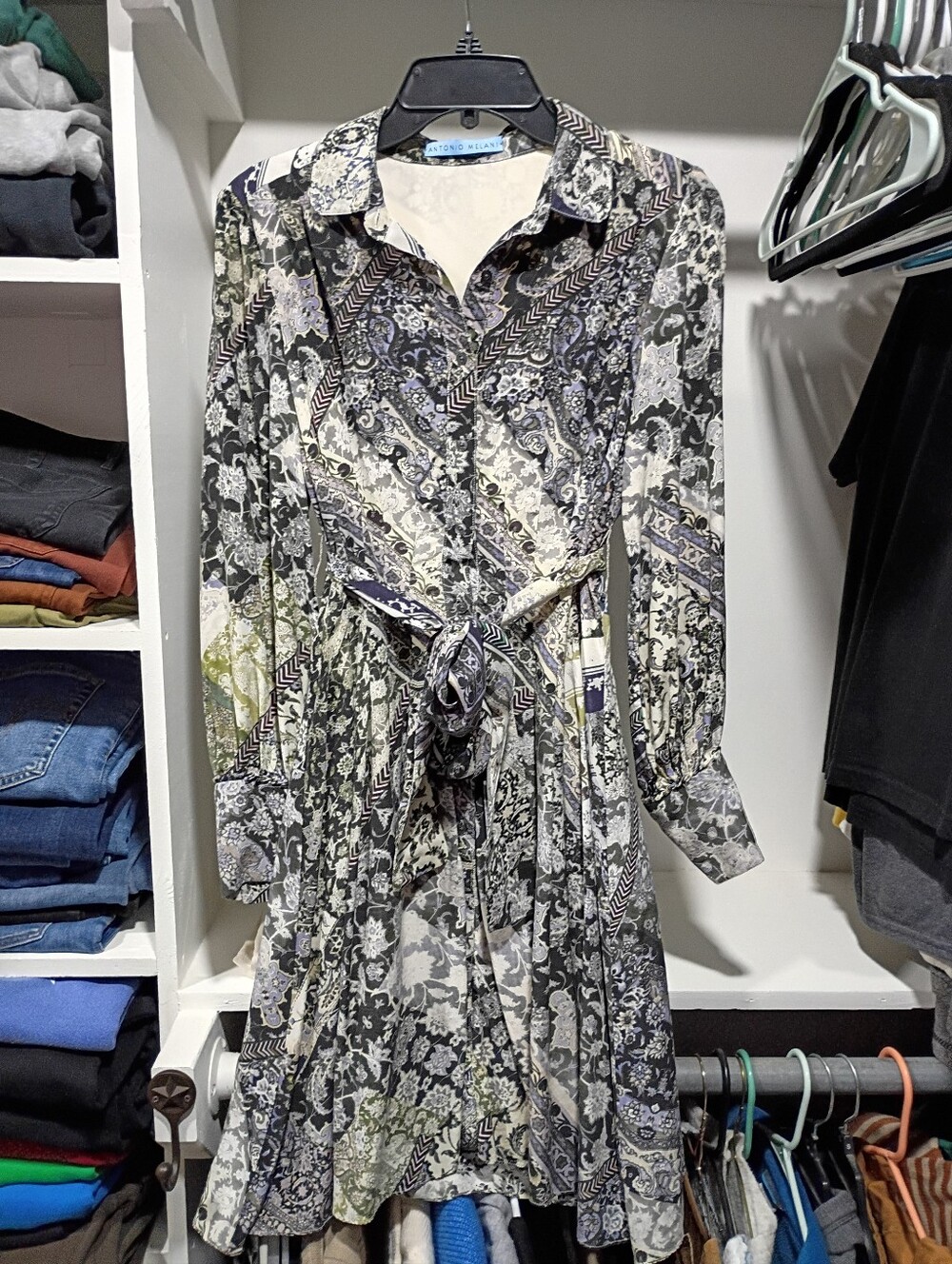 Antonio Melani Fit And Flare Printed Dress